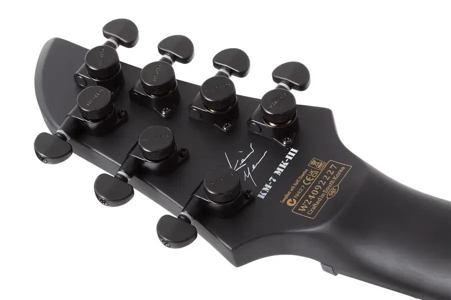 Schecter KM-7 MK-III EX Satin Black Open Pore 