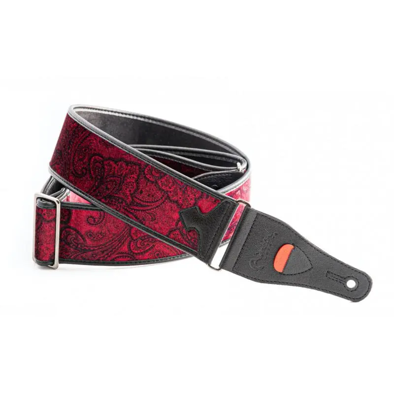 RightOn! Paisley Velvet 60 - Red 