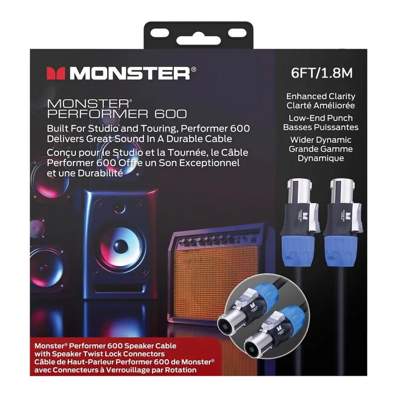 Monster Performer 600, Speaker 6 ft. Speak-On (600509) 