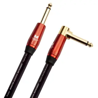 Monster Acoustic 21 ft. angled-straight 1/4" plugs (600559)