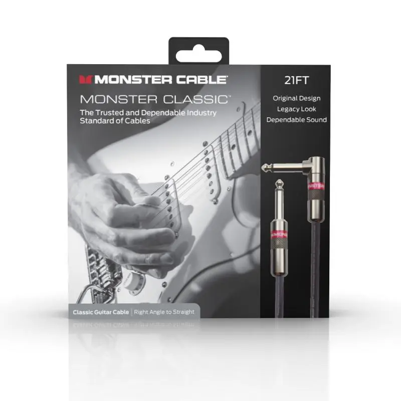 Monster Classic 21 ft. angled-straight 1/4" plugs (600497) 