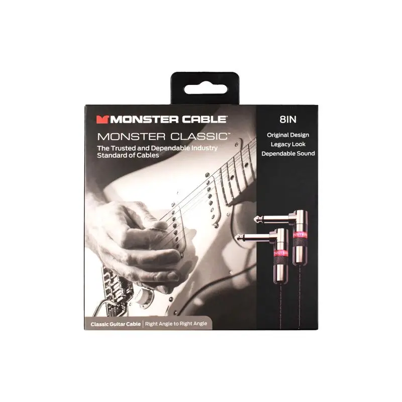 Monster Classic 8 in. angled 1/4" plugs (600493) 
