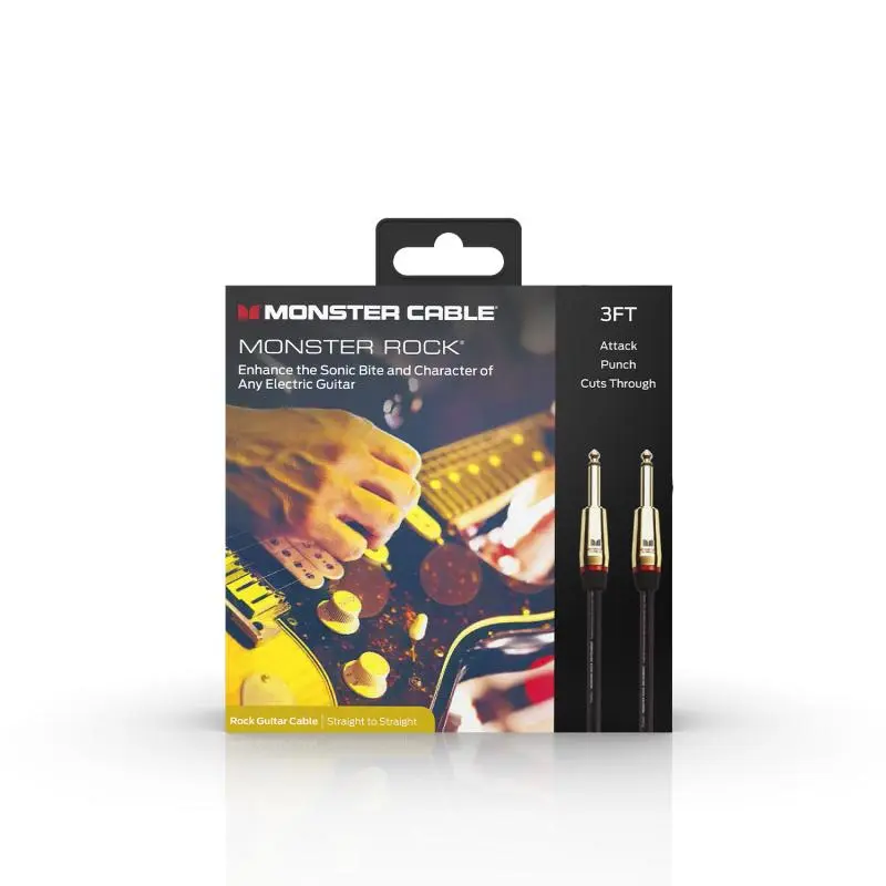 Monster Rock 3 ft. - straight 1/4" plugs (600625) 