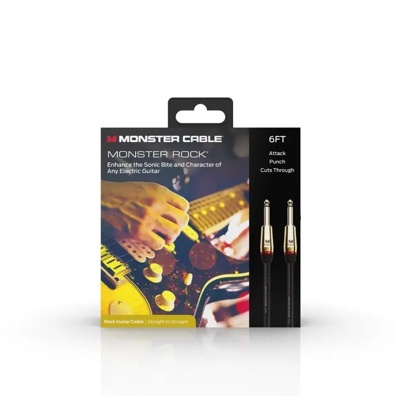 Monster Rock 6 ft. - straight 1/4" plugs (600626) 