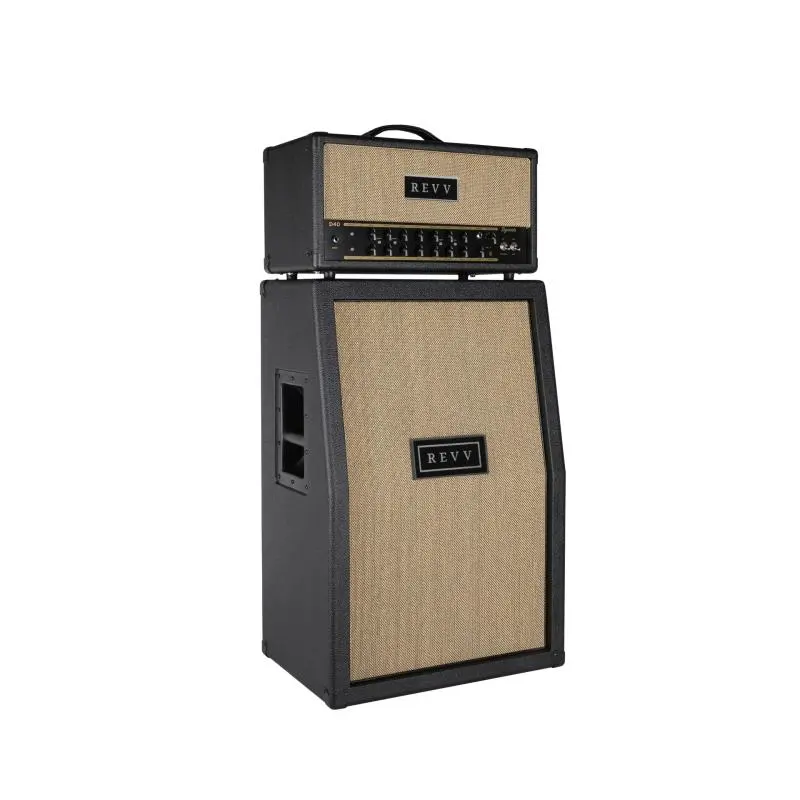 Revv 2x12" Extension Cabinet Vertical Slanted, Black, RV90 