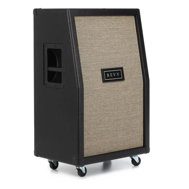 Revv 2x12" Extension Cabinet Vertical Slanted, Black, RV90 
