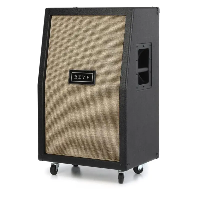 Revv 2x12" Extension Cabinet Vertical Slanted, Black, RV90 