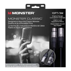 Monster Classic, Microphone 10 ft. XLR (600500)