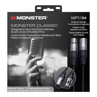 Monster Classic, Microphone 10 ft. XLR (600500)