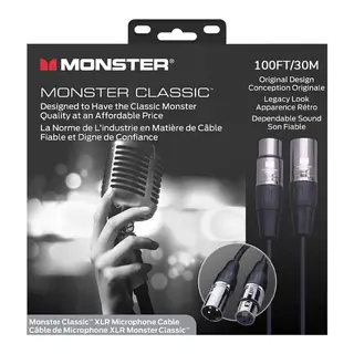 Monster Classic, Microphone 100 ft. XLR (60013)