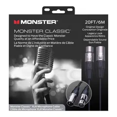 Monster Classic, Microphone 20 ft. XLR (600501)