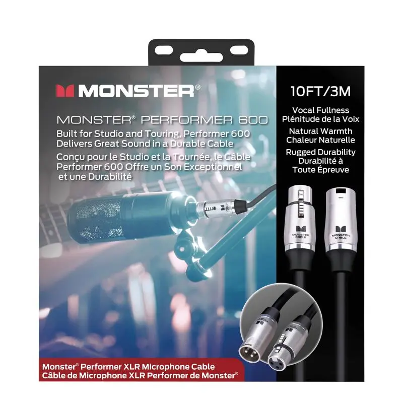 Monster Performer 600, Mic 10 ft. XLR (600569) 