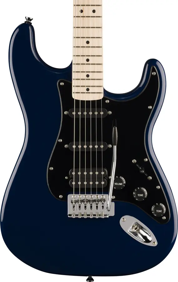 Squier Sonic Stratocaster HSS MN, Black Pickguard, Midnight Blue 