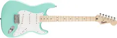 Squier Sonic Stratocaster HT MN, White Pickguard, Sea Foam Green
