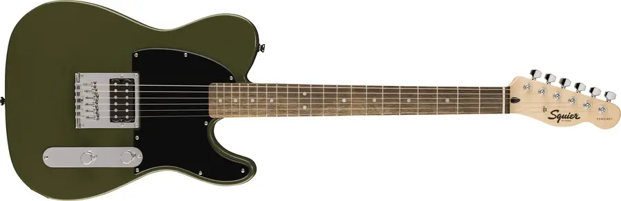 Squier Sonic Esquire H IL, Black Pickguard, Olive 