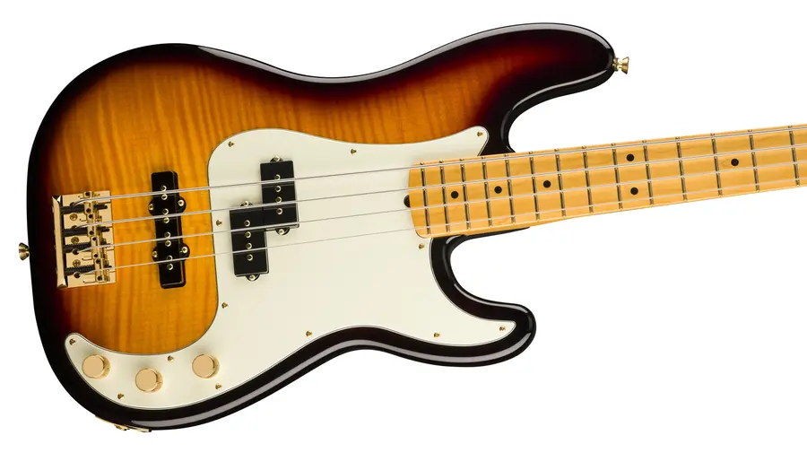 Fender 75th Ann. Am Pro PJ Bass MN, 2-Color Sunburst 