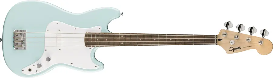 Squier Sonic Bronco Bass IL, White Pickguard, Daphne Blue 