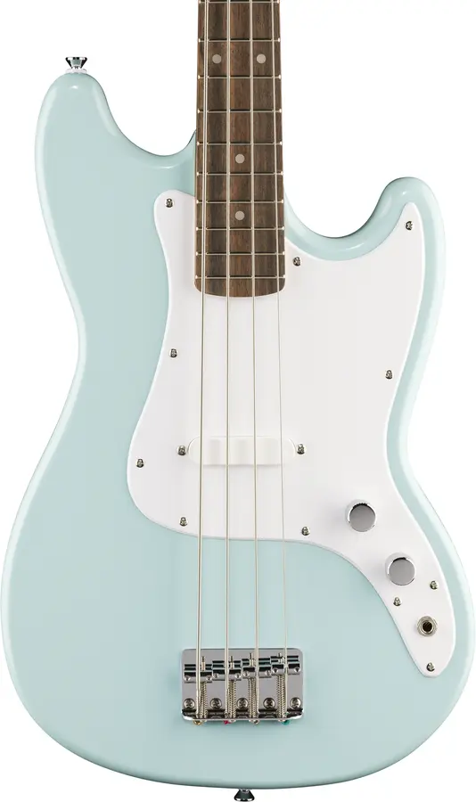Squier Sonic Bronco Bass IL, White Pickguard, Daphne Blue 