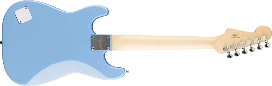 Squier Mini Stratocaster MN, White Pickguard, California Blue 