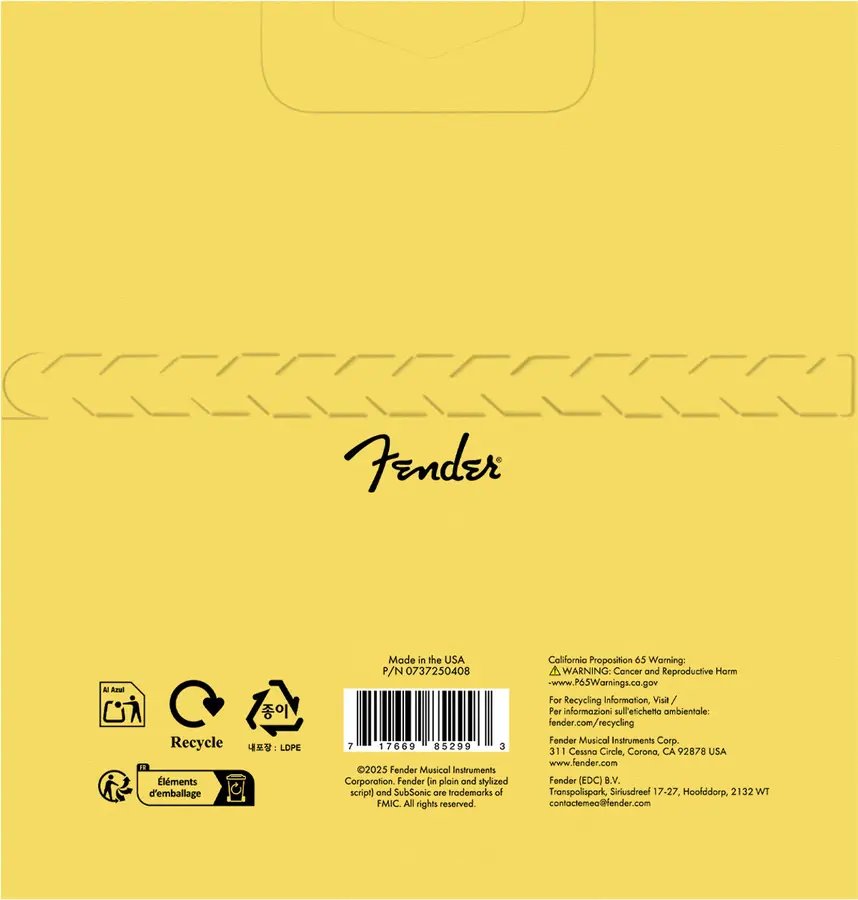 Fender 7250 Bass Strings 7250HM (050-105) Nickel Plated Steel Long Scale 
