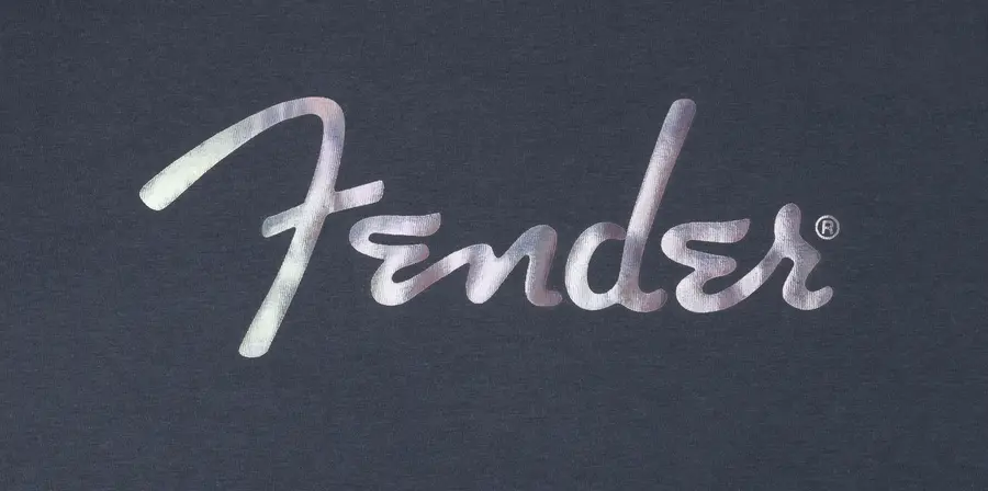 Fender Galaxy Logo Tee, Indigo Smoke S 