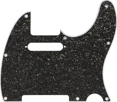 Fender Hybrid Glass/Glitter Telecaster S/S Pickguard, Dark Gray Sparkle