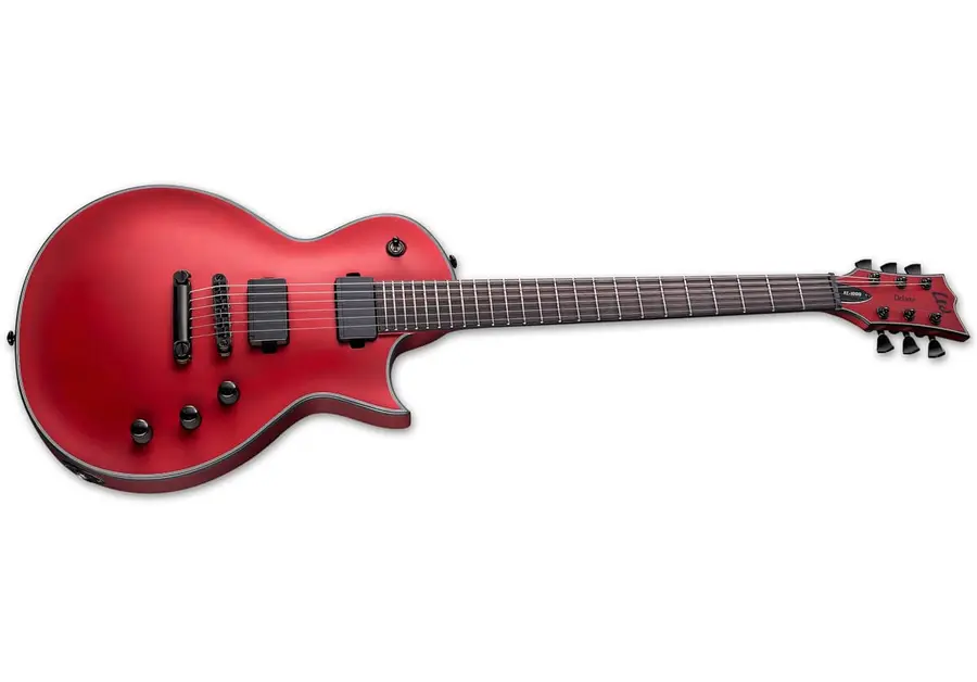 LTD EC-1000 Candy Apple Red Satin 