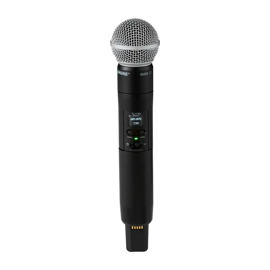Shure SLXD24D+ Handheld System 2 x SM58 G65 (470-606MHz) 