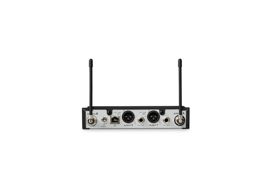 Shure SLXD4D+ Wireless Receiver, Dual G65 (470-606MHz) 
