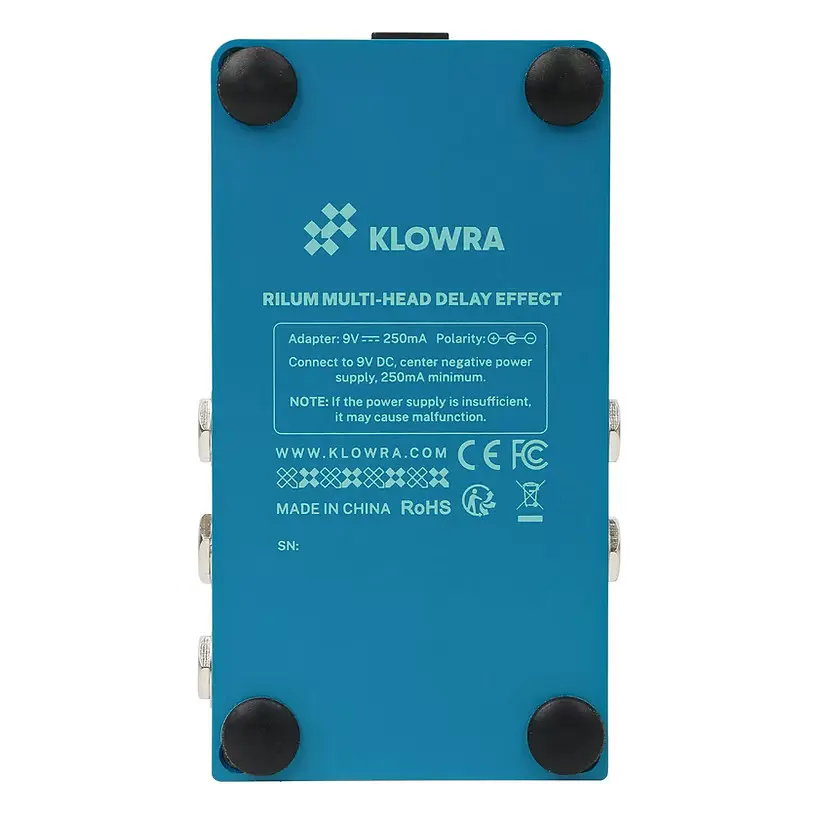 Klowra Rilum Multi-Head Delay Pedal 