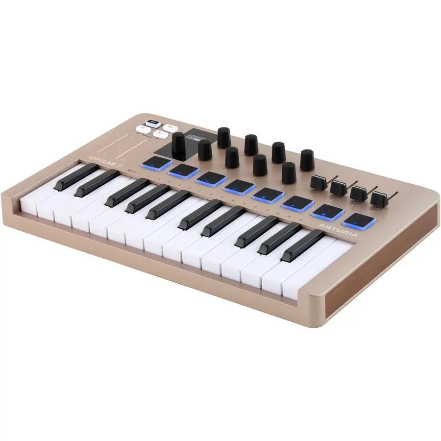 Arturia MiniLab 3 Champagne USB Controller keyboard 