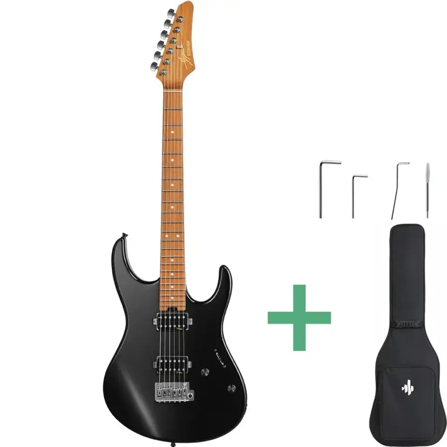 Donner DST-700 el-gitar black 