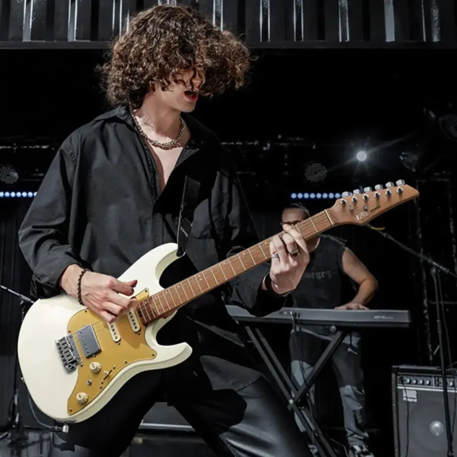 Donner DST-550 el-gitar white 
