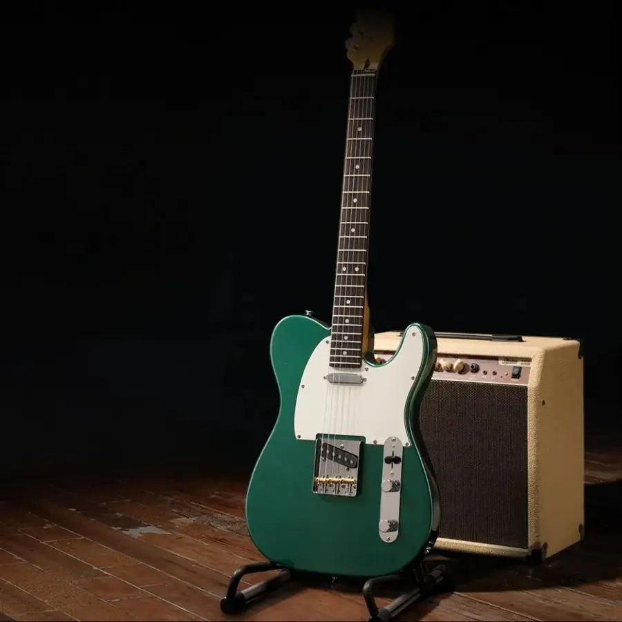 Donner DTL-600 el-gitar green metallic 