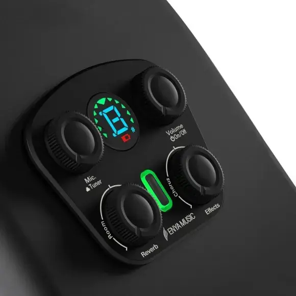 Enya X4 Pro stålstrengsgitar black 
