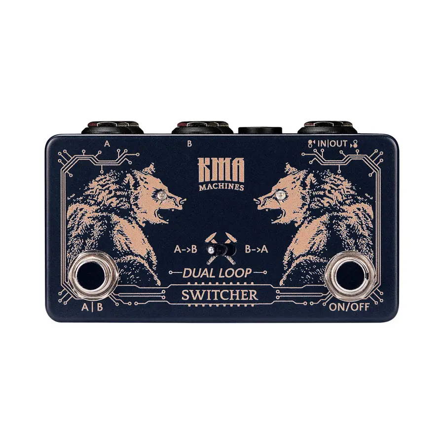 KMA Machines DUAL LOOP SWITCHER Dual Loop Switching Pedal 