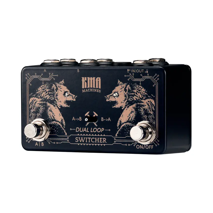 KMA Machines DUAL LOOP SWITCHER Dual Loop Switching Pedal 