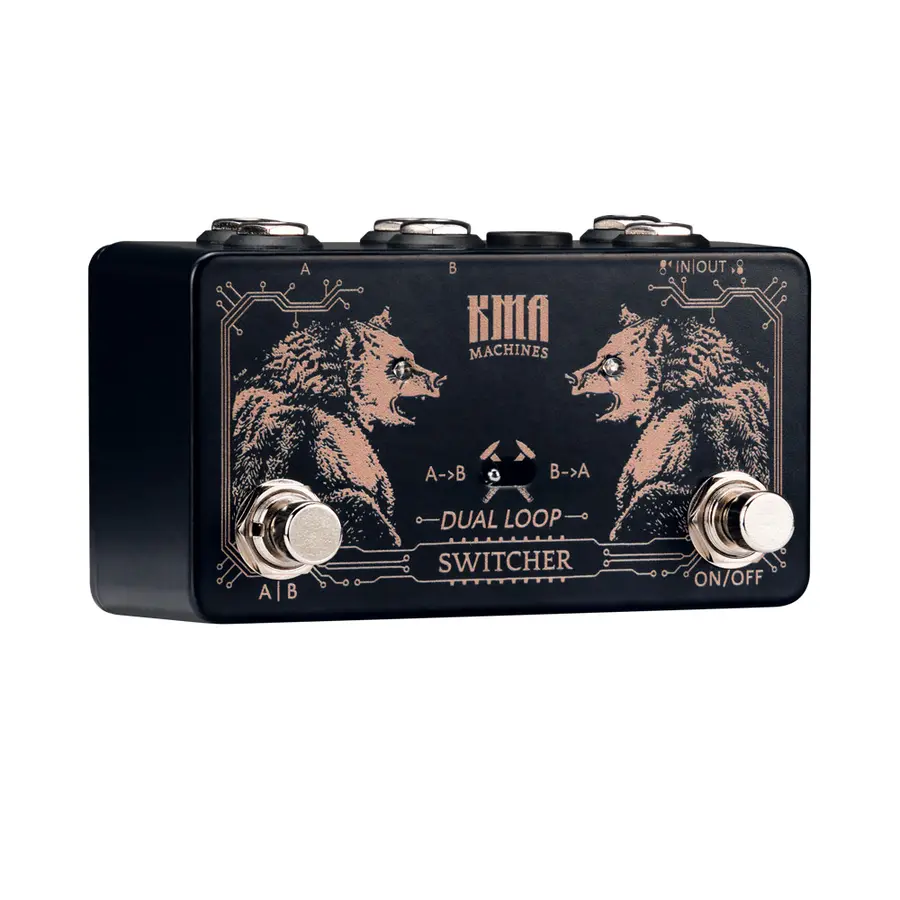 KMA Machines DUAL LOOP SWITCHER Dual Loop Switching Pedal 