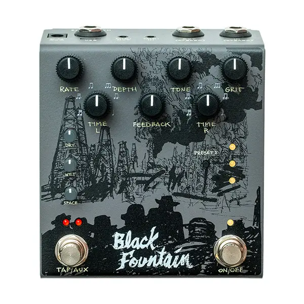 Old Blood Noise Black Fountain Stereo Slate 