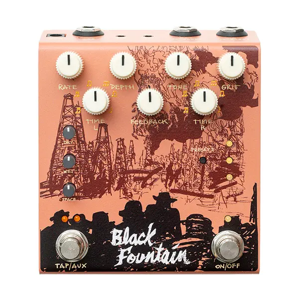 Old Blood Noise Black Fountain Stereo Terracotta 
