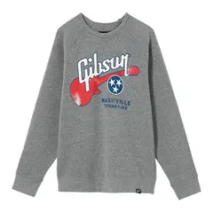 Gibson Collegiate Crewneck Heather Gray 2X