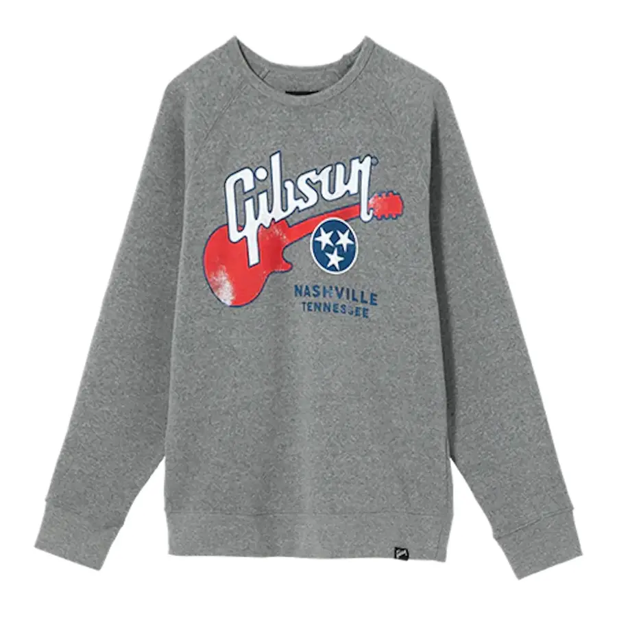 Gibson Collegiate Crewneck Heather Gray 2X 