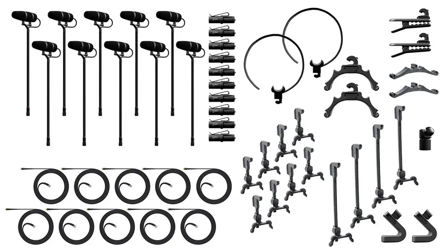 DPA 4099 CORE+ Classic Touring Kit 10 Mics, Loud SPL 