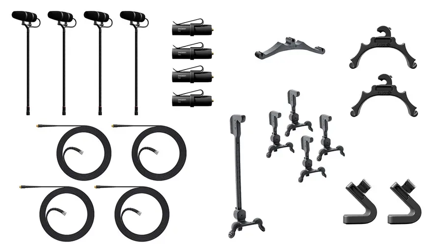 DPA 4099 CORE+ Classic Touring Kit 4 Mics, Loud SPL 