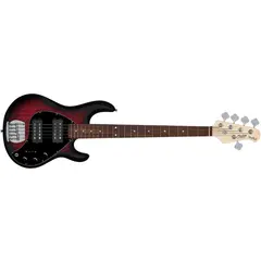 Sterling By Music Man RAY5HH Ruby Red Satin