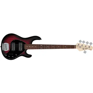 Sterling By Music Man RAY5HH Ruby Red Satin
