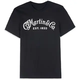 Martin 18CM0109L Logo T-Shirt, Black Large