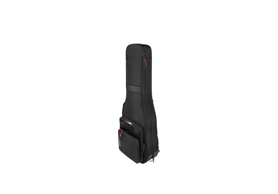 Gator G-ICONTTELEC-BLK ICON Take Two Holds 2 Electric Guitars 