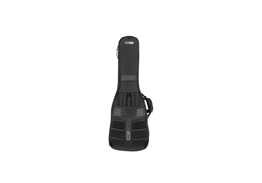 Gator G-ICONTTELEC-BLK ICON Take Two Holds 2 Electric Guitars 