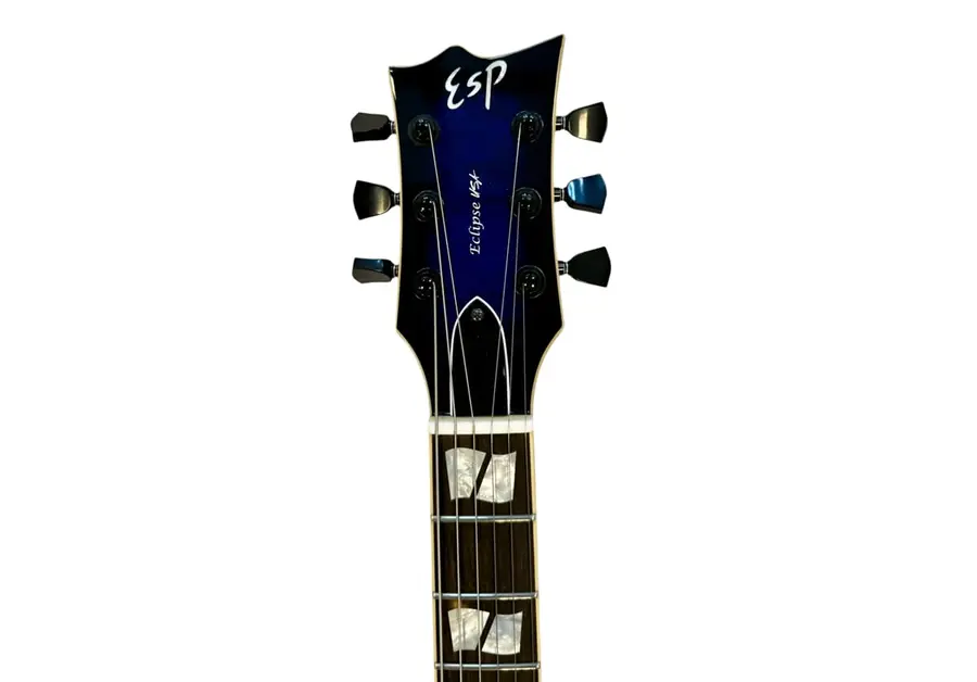 ESP USA ECLIPSE QM DARK BLUE SUNBURST 57/ 66 - Gloss Finish 